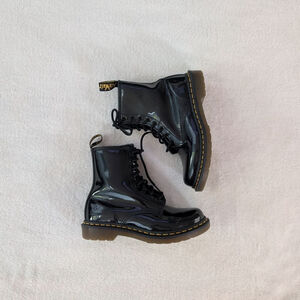 Dr. Martens 1460 Women's Patent Leather Lace Up Boots - Scratches - Women's 7